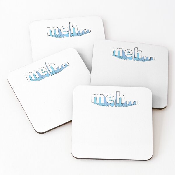 Item preview, Meh Blue designed and sold by MadoMade.
