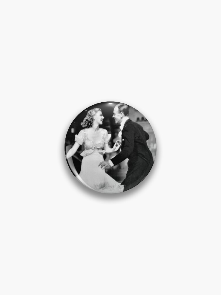 Ginger Rogers Und Fred Astaire Button Von Stayfree101 Redbubble