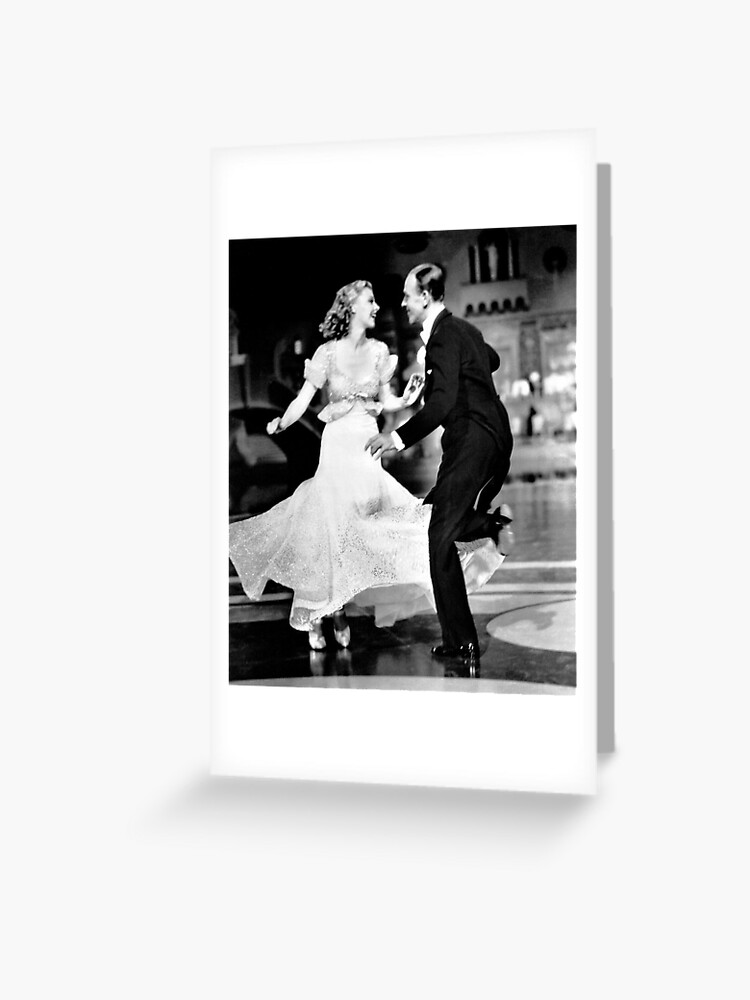 Ginger Rogers Und Fred Astaire Grusskarte Von Stayfree101 Redbubble