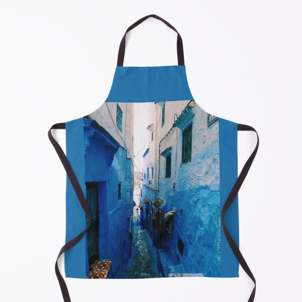 Item preview, Blue Moroccan Street, Chefchaouen designed and sold by Wanderlora.