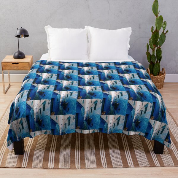Item preview, Blue Moroccan Street, Chefchaouen designed and sold by Wanderlora.