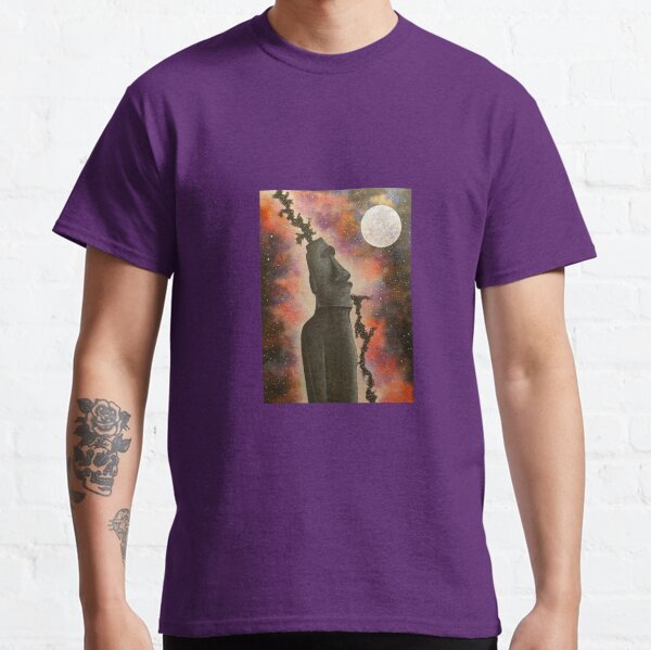 Red Sky Moai Classic T-Shirt