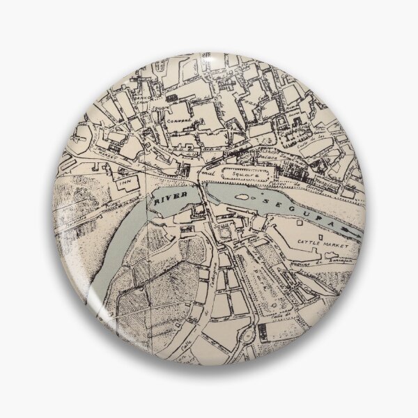 Item preview, Vintage Murcia Spain Map (1943) designed and sold by BravuraMedia.