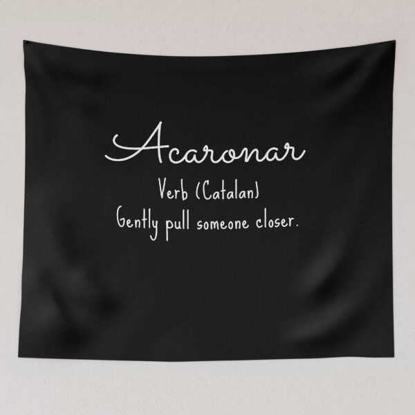 Item preview, Acaronar Catalan Wording designed and sold by Beyond Words.