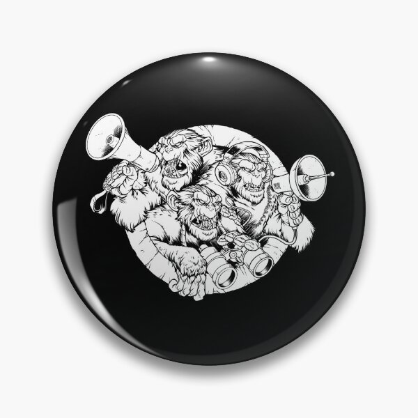 Item preview, Three wise monkeys (white) designed and sold by GS-artworks.