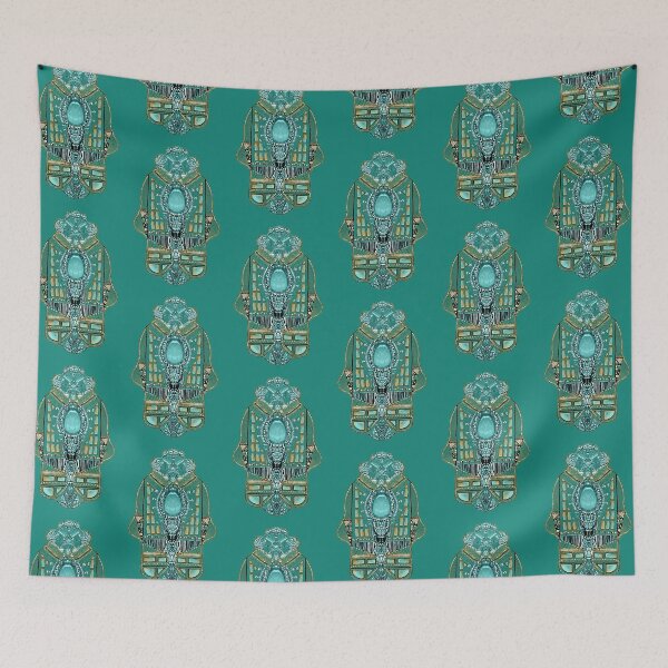 Item preview, BLUE HAMSA HAND  designed and sold by Hagar Cohen.