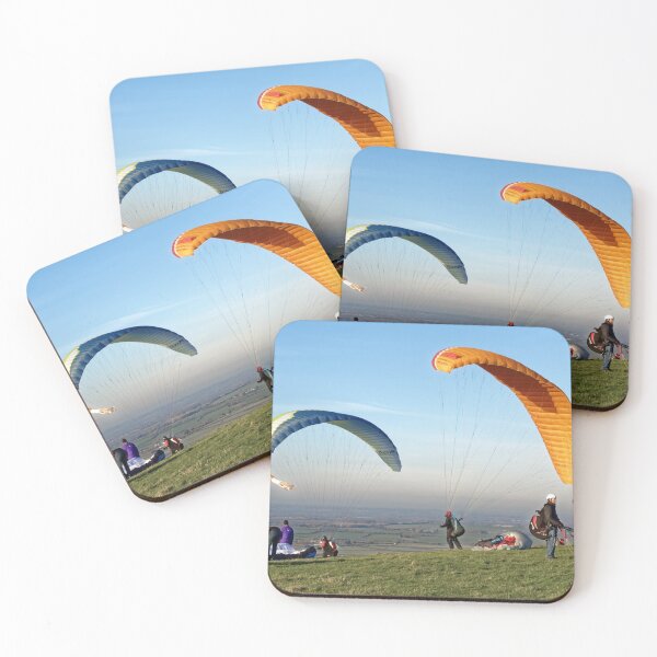 Item preview, Paragliders at the Westbury White Horse, Wiltshire, UK designed and sold by Andy Harker.