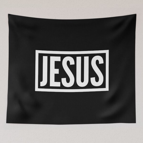 Item preview, Jesus in White Bold Letters Inside The Box designed and sold by bugtalk.