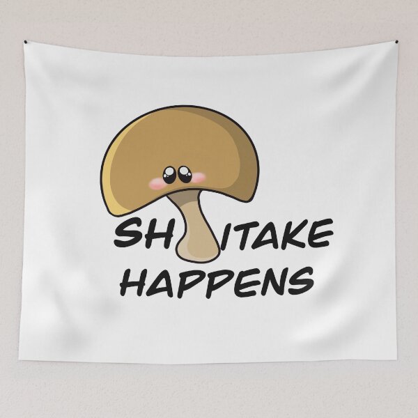 Item preview, Shiitake happens designed and sold by lovingkakeart.
