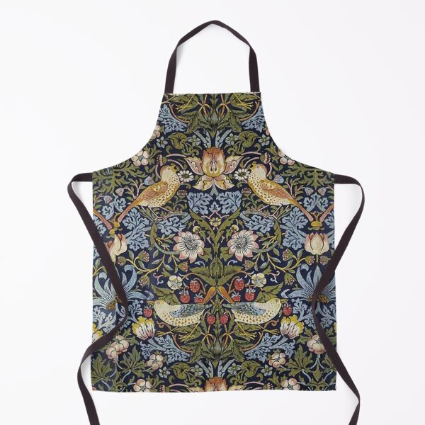Item preview, STRAWBERRY THIEF Birds Flowers and Strawberries Art Nouveau Floral designed and sold by BulganLumini.