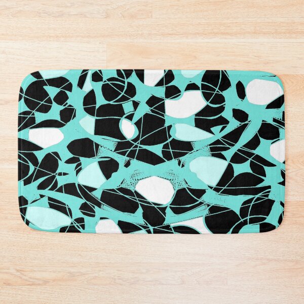 Item preview, Abstract green black and white designed and sold by Abstractlara.