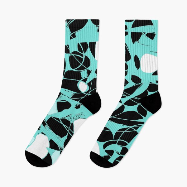 Item preview, Abstract green black and white designed and sold by Abstractlara.