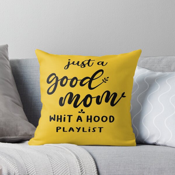 Item preview,  Just a Good Mom with a Hood Playlist Cute Mother's Day TShirt , Slim Fit Classic T-shirt  designed and sold by Widisp.