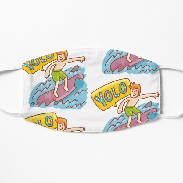 Yolo by AussiEmoji™ Australia Flat Mask