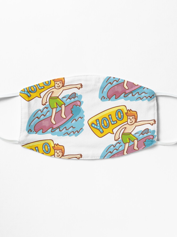 Alternate view of Yolo by AussiEmoji™ Australia Mask