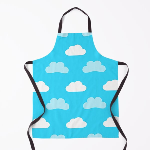 Item preview, Cute cartoon white and sky blue clouds in the sky designed and sold by Anmol Nayak.