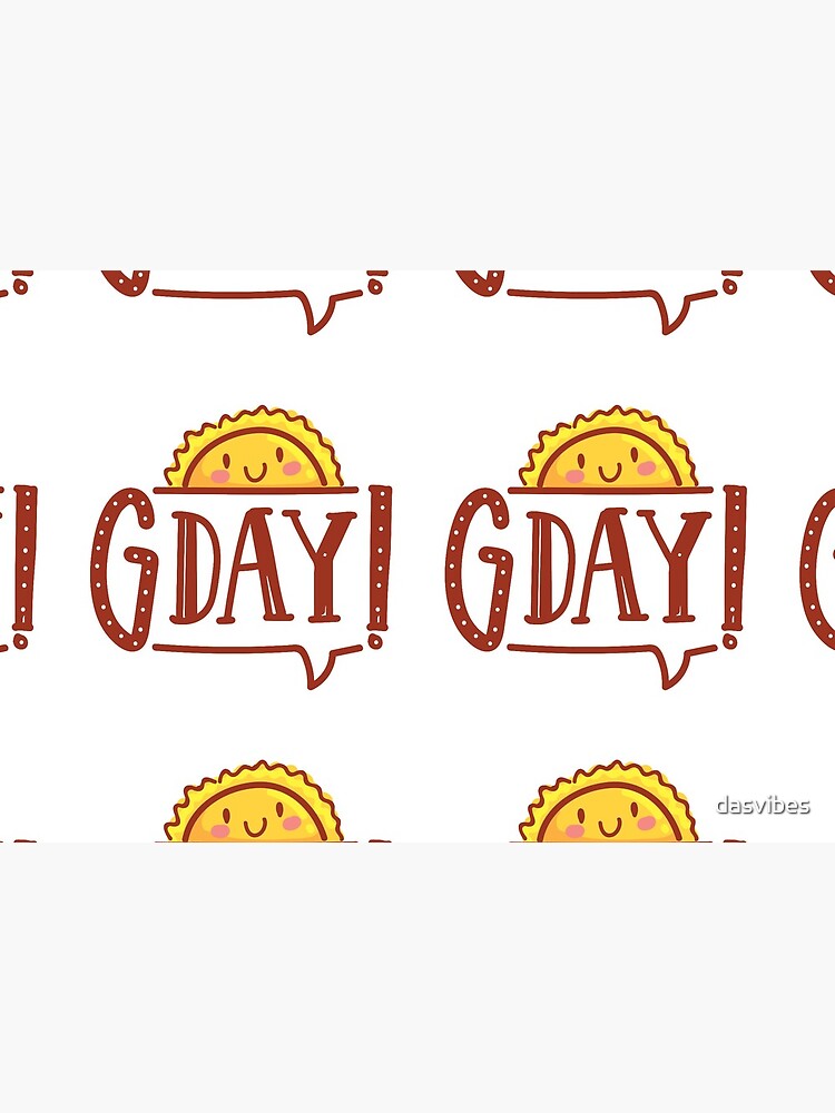 Thumbnail 5 of 5, Mask, G'day by AussiEmoji™ Australia designed and sold by dasvibes.