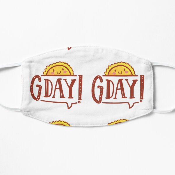G'day by AussiEmoji™ Australia Flat Mask