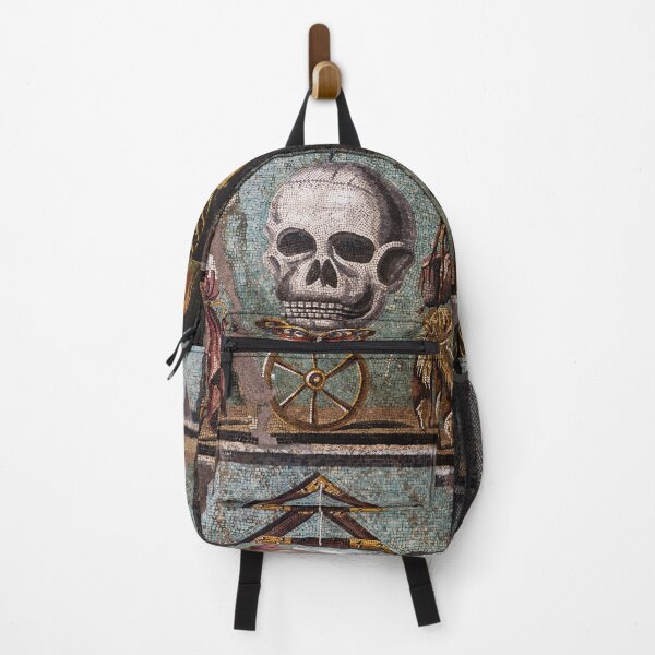 Vista previa del artículo con la obra «COLECCIÓN POMPEYA / MEMENTO MORI, CALAVERA, MARIPOSA Y RUEDA DE LA FORTUNA», diseñado y vendido por BulganLumini.