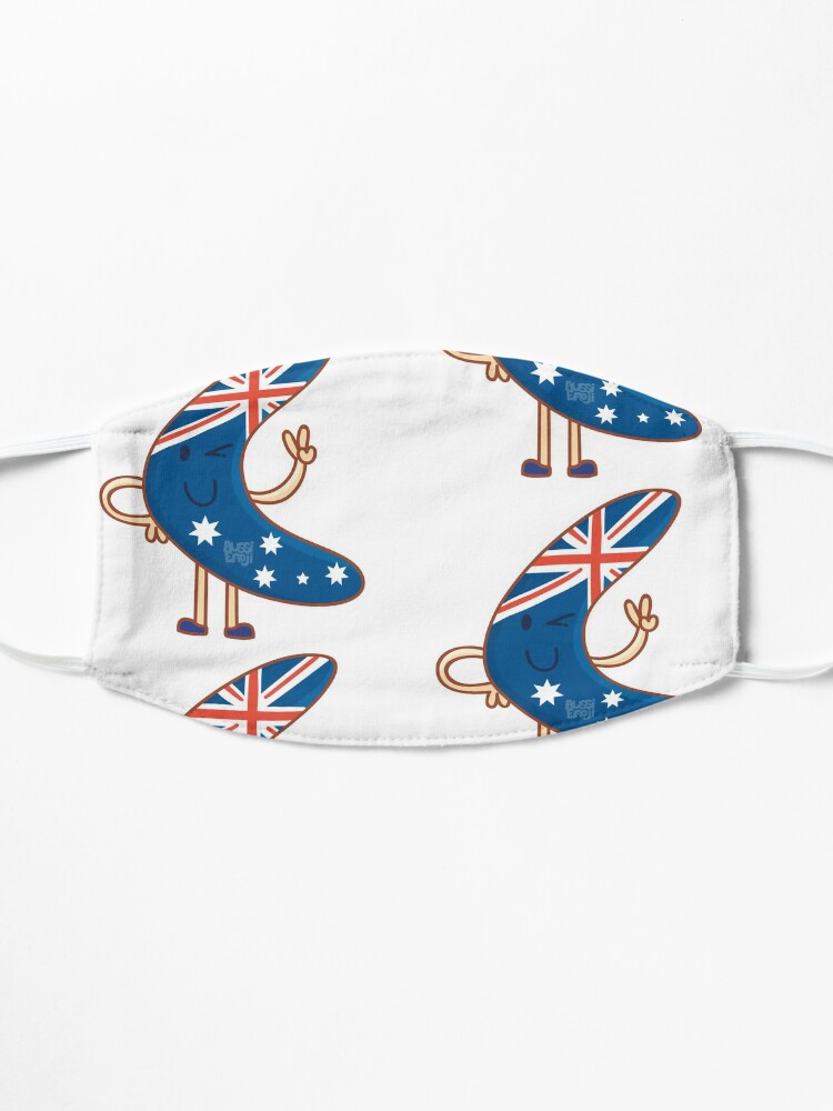 Alternate view of Aussie Boomerang Mask