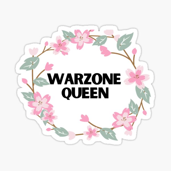 Reine de la zone de guerre Sticker