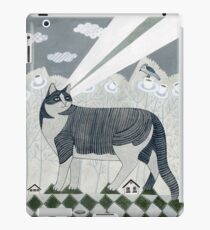 Strahlende Katze iPad-Hülle & Klebefolie