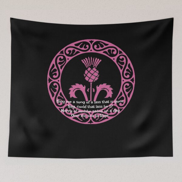 Item preview, Sassenach Gaelic Scottish Flower Thistle The Skye Boat Song designed and sold by TopTeeShop.