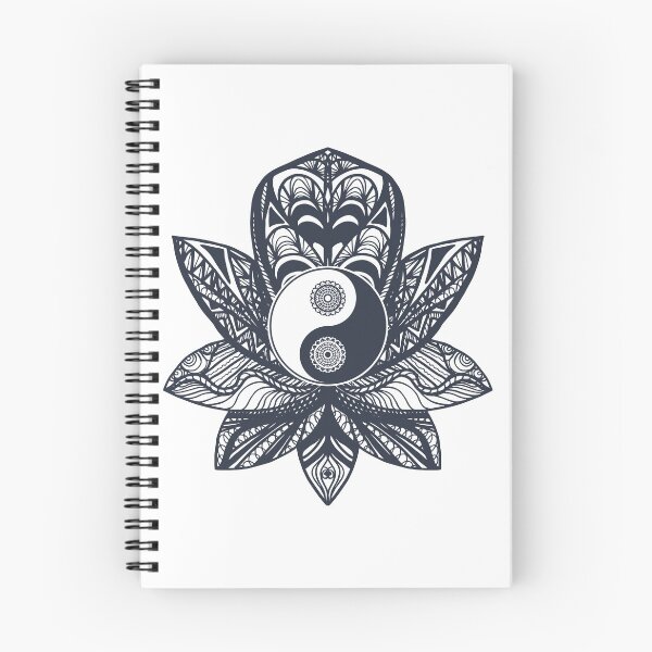 Item preview, Vintage Yin Yang On Lotus designed and sold by JTS STORE.