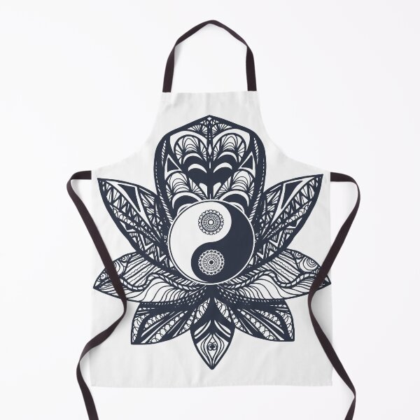Item preview, Vintage Yin Yang On Lotus designed and sold by JTS STORE.