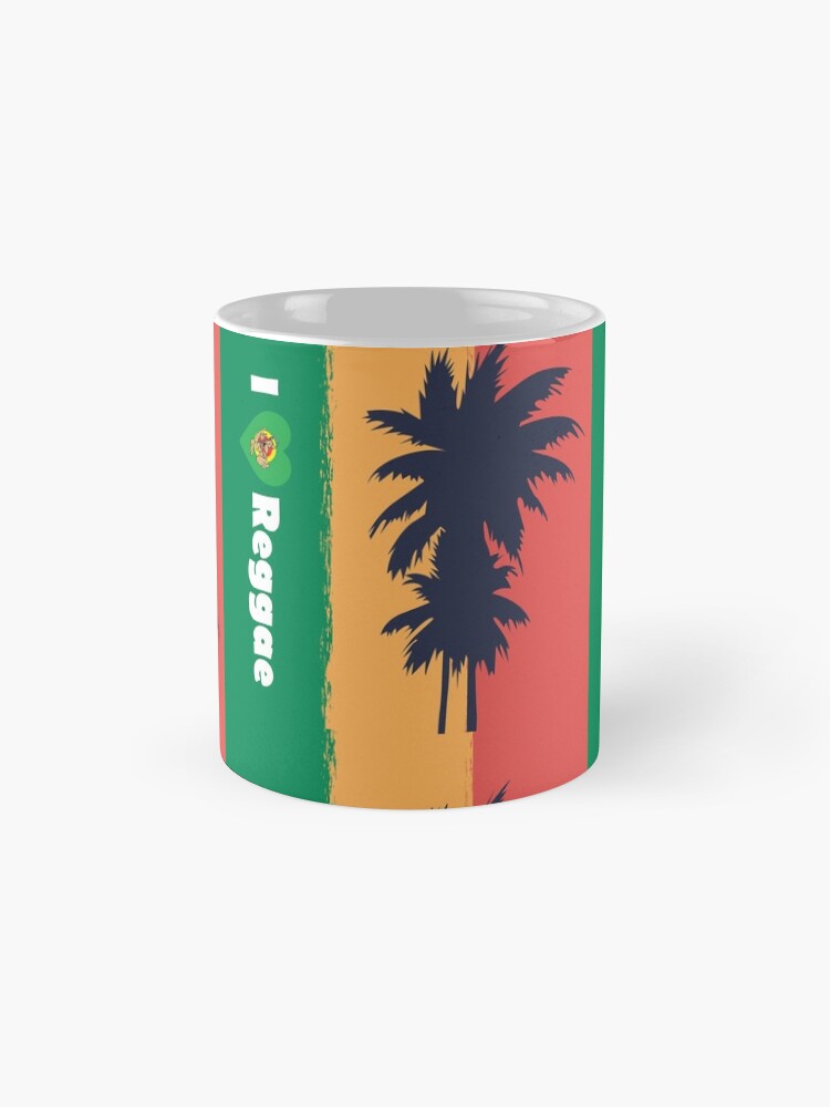 Alternate view of I love Reggae ! Mug