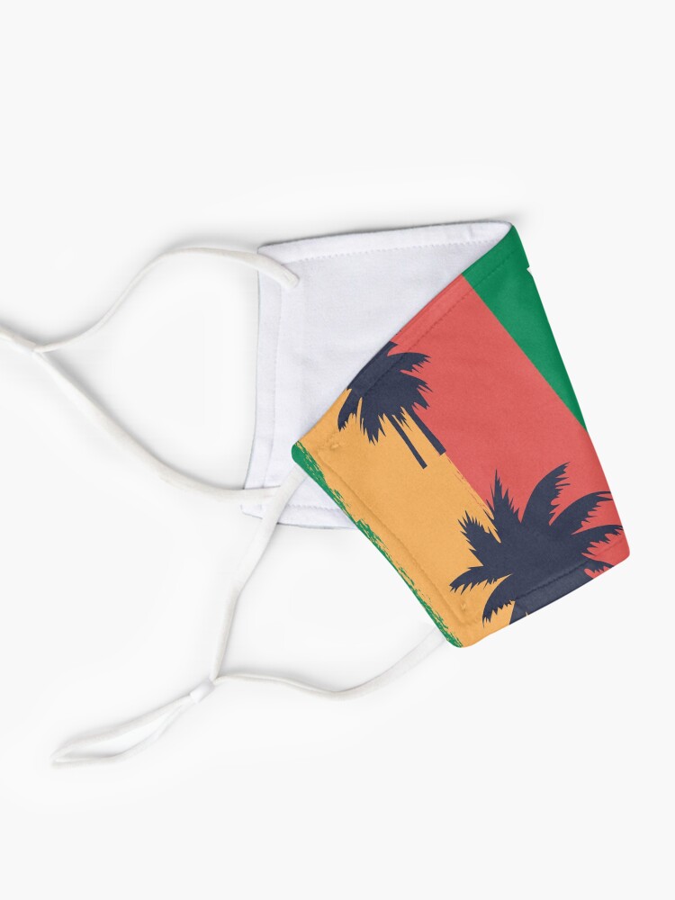 Alternate view of I love Reggae ! Mask