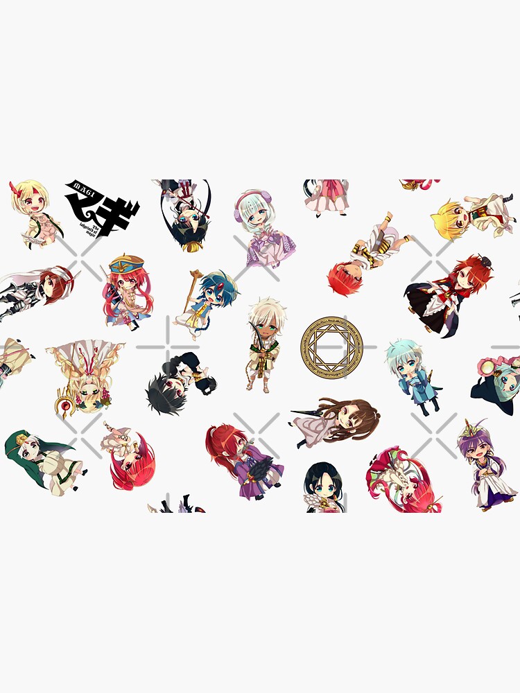 Magi Chibi Character Stickers