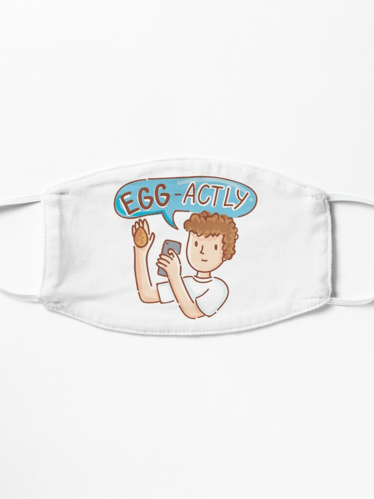 Alternate view of EggBoy's Egg-Actly ! Mask