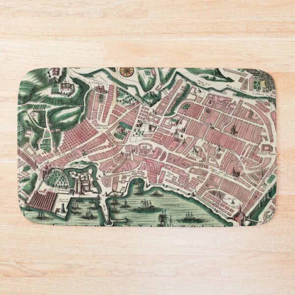 Item preview, Vintage Map of Naples Italy (1730) designed and sold by BravuraMedia.