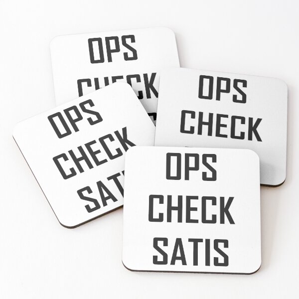 Item preview, Ops check satis designed and sold by theflawlessmech.