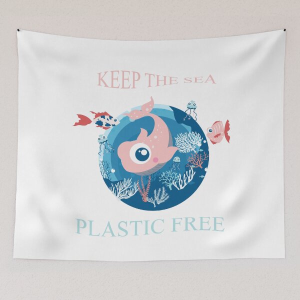 Item preview, KEEP THE SEA PLASTIC FREE designed and sold by danyc88.