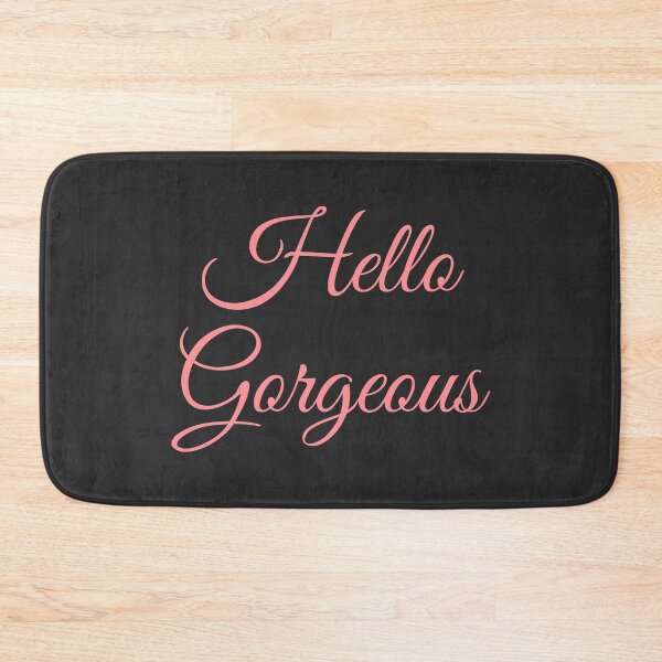 Item preview, Hello gorgeous romantic typography  designed and sold by JokeGysen.
