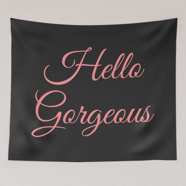 Item preview, Hello gorgeous romantic typography  designed and sold by JokeGysen.