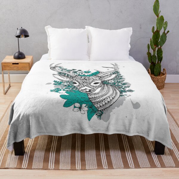 Item preview, Hand Drawn Horned Deer designed and sold by JTS STORE.