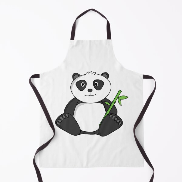 Item preview, Cute Panda with bamboo stick designed and sold by netwales.