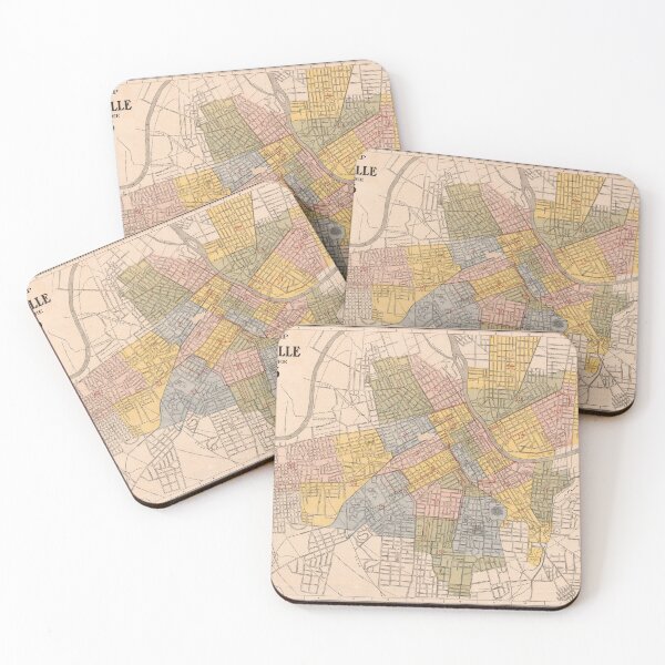Item preview, Vintage Map of Nashville TN (1916) designed and sold by BravuraMedia.