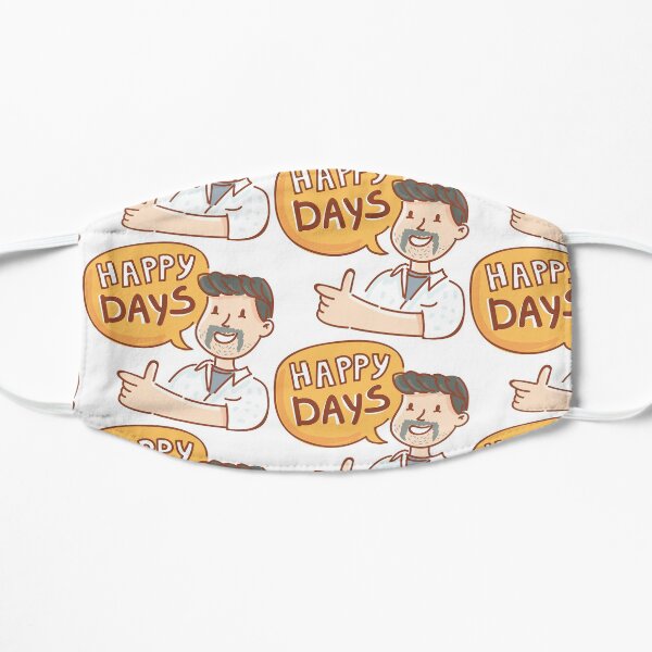 Happy Days by AussiEmoji™ Australia Flat Mask