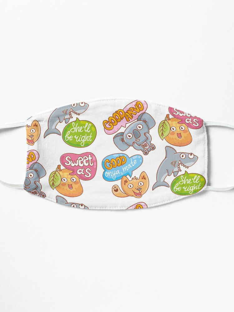 Alternate view of Another Day in Australia by AussiEmoji™ Mask
