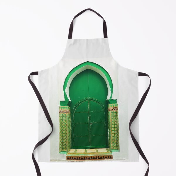 Item preview, Green Moroccan Door, Asilah designed and sold by Wanderlora.