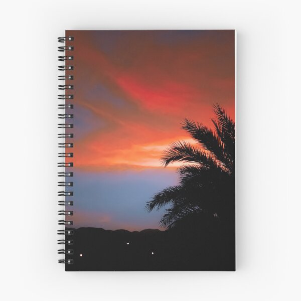 Item preview, Beautiful sunset with palm tree designed and sold by Abhitha Mohan.