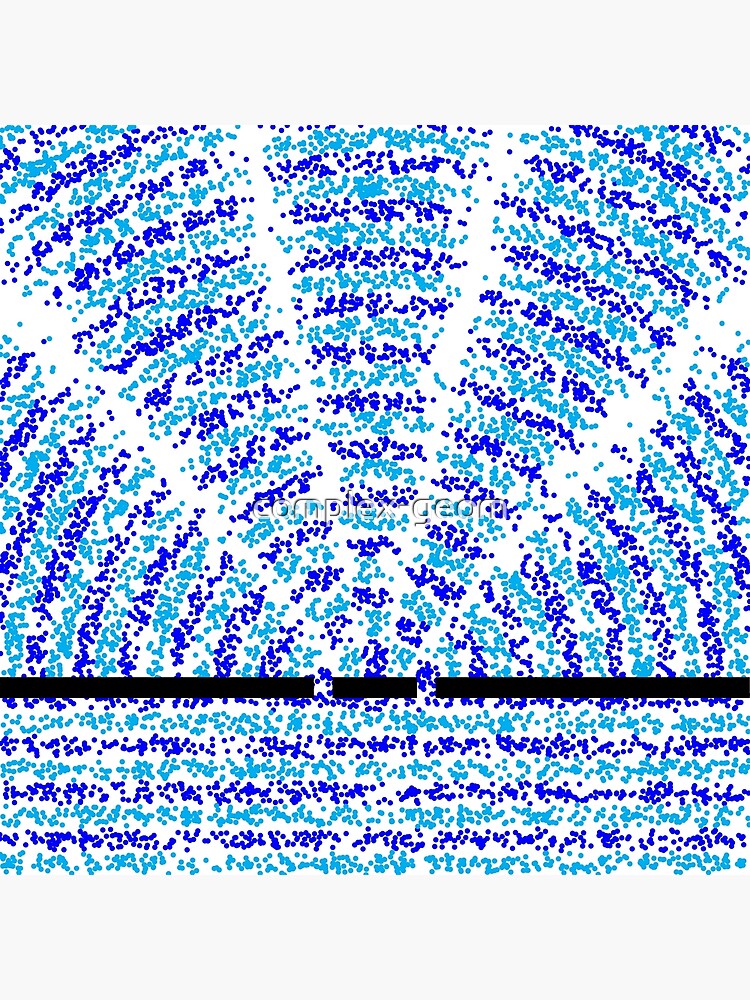 "Doubleslit experiment" Poster for Sale by complexgeom Redbubble