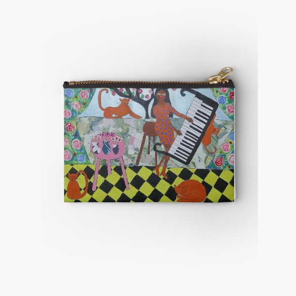 Item preview, The African Pianist and her Orange Cats designed and sold by Casimirasart.