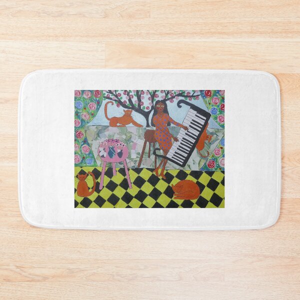 Item preview, The African Pianist and her Orange Cats designed and sold by Casimirasart.