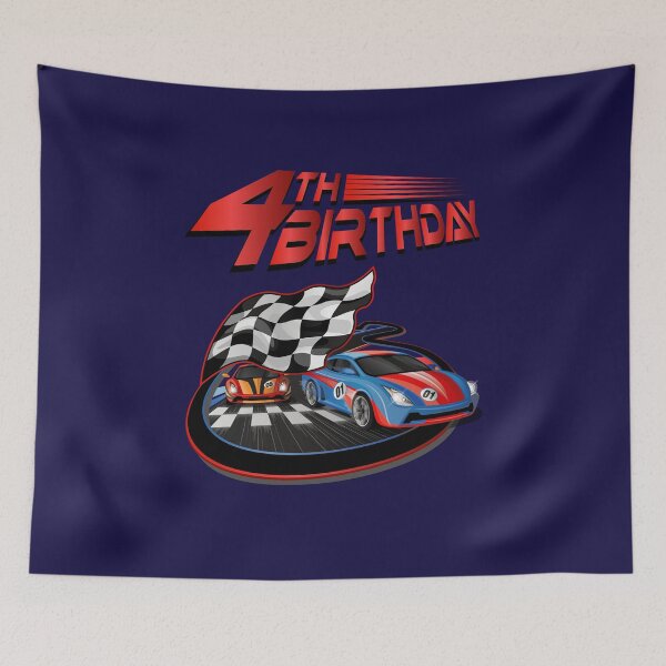 Item preview, Race Car 4th Birthday designed and sold by jaygo.
