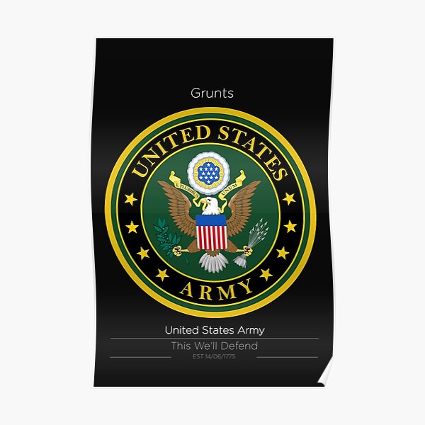 "United States Army" Poster By VeteranAlpha | Redbubble